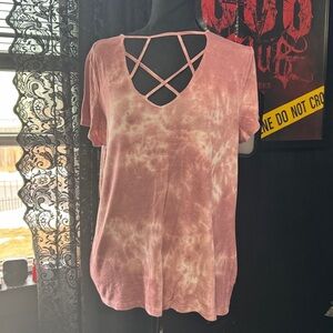 Soft & Sexy Ribbed Pink Top ae